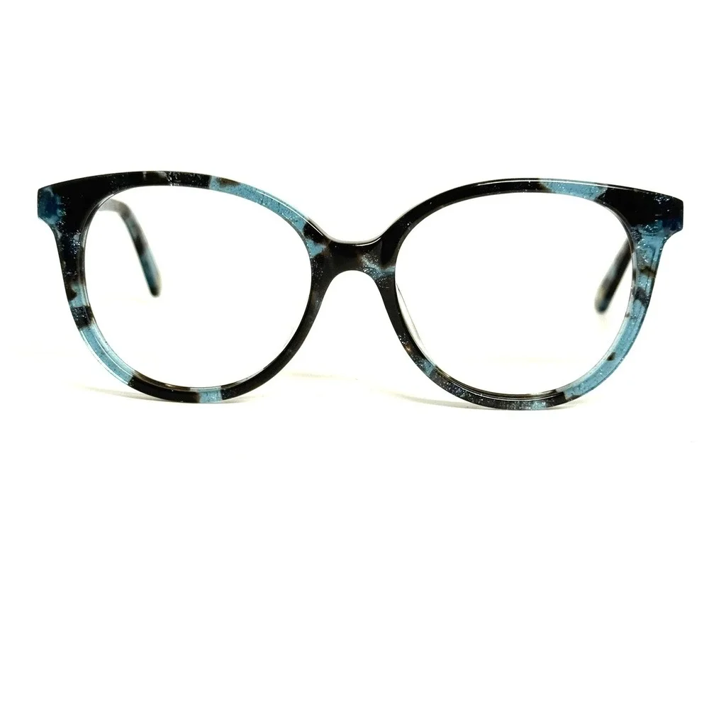 Nine West NW639S 440 Blue Black Tortoise Cat Eye Eyeglass Frames 54-17-135